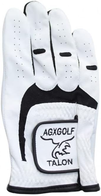 Six Pack!! Duramax Men's Right Hand Cabretta Leather Golf Gloves: Size: Medium Large for Men Who Golf Left Handed