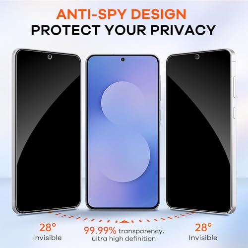 3+3 for Samsung Galaxy S25 FE 5G Privacy Screen Protector Camera Protector by SOMINGUIZN - Used condition - Image 7