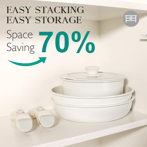 GiPP-5Pcs-Pots-and-Pans-Set-Non-Stick-Cookware-Sets-Nonstick-Detachable-Handle-Induction-Kitchen-Set-Removable-Handle-RV-Cookware-set-Oven-Safe GiPP 5Pcs Pots and Pans Set Non Stick Cookware Sets Nonstick Detachable Handle Induction Kitchen Set Removable Handle RV Cookware set Oven Safe