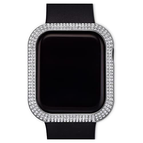 Swarovski Sparkling Smartwatch Case compatible with Apple Watch Series 4 and 5, 40mm, Silver Tone by Swarovski - Image 4