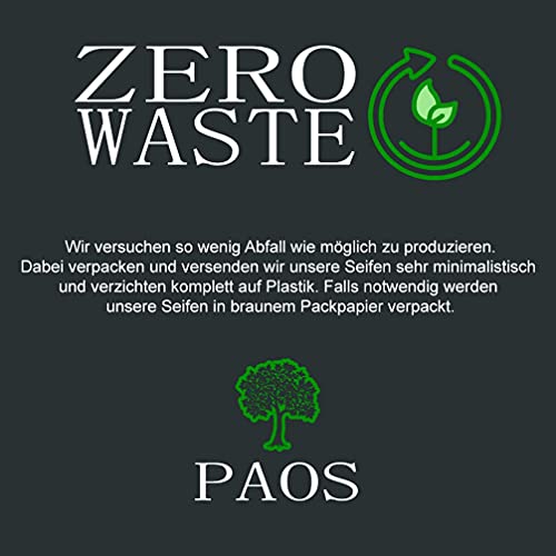 Naturseife PAOS Mandelseife – Pflegeseife und Haarseife, vegan