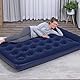 Bestway Luftbett Blue Horizon Step mit interner Fußpumpe Double XL/Lo 191 x 137 x 28 cm, Blau
