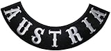 schnelle Abwicklung XXL Austria Biker Rocker Heavy Metal Backpatch ÖSV Kutte Jacke Patch Aufnäher