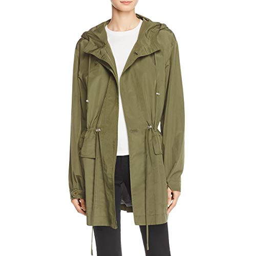 Theory Women's Horatia Fl_lateral Outerwear, URZ Dark Basil, S