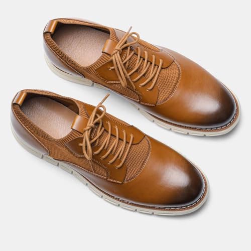 Men's Casual Dress Oxfords Shoes Fashion Business Shoes Wide Feet Lace-up Shoes for Business Office Wedding4