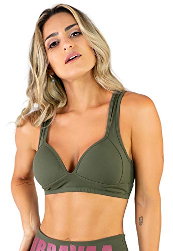 Top Poliamida BOYOU Bojo Alça Cruzada 370 Verde (M)