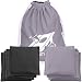 EXERCISE N PLAY Weather Resistant Official Regulation Cornhole Bags(set of 8) for Bean Bag Toss Games Includes Tote Bag