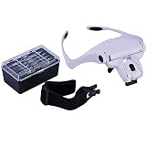 Lupa de Cabeça Óculos 5 Lentes e Luz Led 122 - Lorben