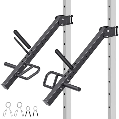 SELEWARE Upgraded Heavy Duty Adjustable Lever Arms for 3x3 Power Racks with 5/8