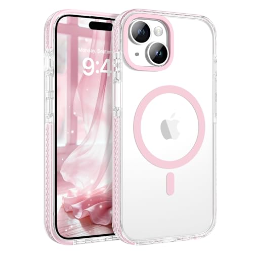 Coque iPhone 15 MagSafe antichoc fine protection militaire robuste pour fille