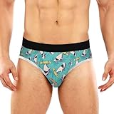 Gugusary Men's Briefs Shark Skateboarding Underwear Covered Waistband Comfort Soft...