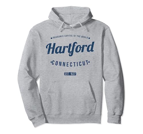 Recuerdo retro vintage de Hartford Connecticut CT Hartford Sudadera con Capucha