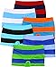 ToBeInStyle Boy's Pack of 6 Seamless Boxer Briefs Thick Stripes - Small