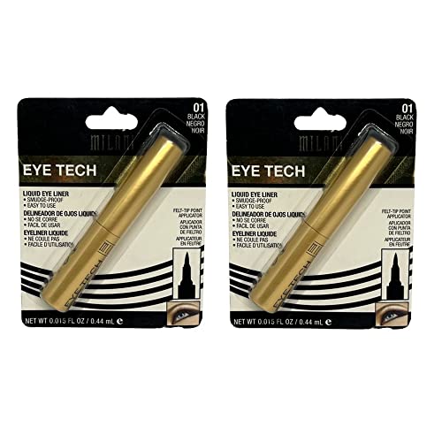 Milani Eye Tech Delineador Líquido Negro 2 unidades miniatura 2