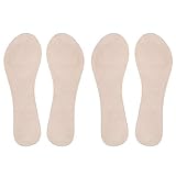 Kuuleyn Women High Heeled Shoes Insoles,Elastic Material Non slip Foot Pad,Shock Absorption Cushioning Arch Support 2 Pairs Pack Beehive Design Pressure Relief Comfortable Daily (Apricot color)