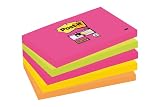 Post-it Super Sticky Notes, Cape Town Collection, 76 mm x 127 mm, 5 Blöcke