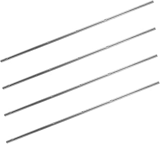 Yardwe 4Pcs Iron Foosball Rods for Table Soccer Heavy Duty Replacement Parts Tool Assembly Compact Design for Easy Storage Durable and Reliable Soccer Accessories