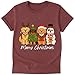 Merry Christmas Family T-Shirt – Handmade - Customizable Backside Text with Name, Year or Text | Personalized for Family, Friends & Couples