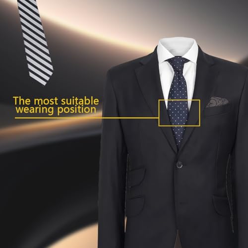 Mens Tie Clip Stainless Steel Metal Simple Necktie Tie Bar Clasp Clip Clamp Pins Sliver Color Minimalist for Men Business Party Wedding Anniversary and Daily Life