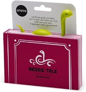 OTOTO Nessie Tale Original Page - Lekka plastikowa zakładka - Wyjątkowy prezent dla czytelników, kobiet i mężczyzn - ładny znak strony dla dzieci, dziewcząt i chłopców