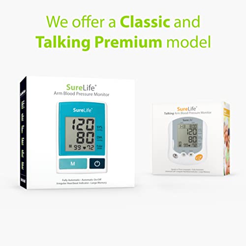 Surelife Classic Arm Blood Pressure Monitor W/Regular Cuff - (1 Per Box) #TOP5