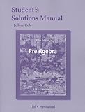 Student's Solutions Manual for Prealgebra