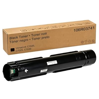 VersaLink C7020 C7025 C7030 Black Toner Cartridge 106R03741 High Yield Replacement for Xerox VersaLink C7020 C7025 C7030 Laser Printer, 1 Pack