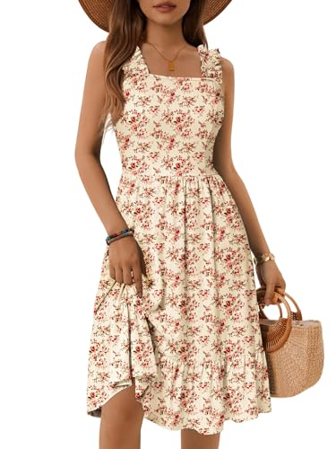 ZABERRY Sundress Pastel Italian Dress Garden Party Elegant Floral Cute