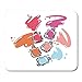 Produktbild Mauspad aquarell splash nagellack von jar beige flasche beauty mousepad für notebooks, Desktop-computer mausmatten, Büromaterial