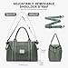 Weekender Bags for Women,Carry on Bag,Overnight Bag with Trolley Sleeve,Sports Tote Bag,Travel bag for Women, Dark Green