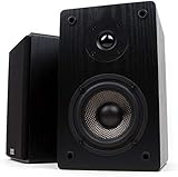 Micca MB42 Bookshelf Speakers for Home Theater Surround Sound, Stereo, and Passive Near Field Monitor, 2-Way (Black, Pair)