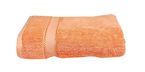 Image of Space Fly Cotton Towels for Bath | 600 GSM Bath Towel | Luxury Towels for Bath | Sports Towel for Men | Towel for Bath Women | Gym Towels for Men Sweat | Face Towel (Orange)