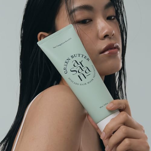 Image of SARANARA GREEN BUTTER AVOCADO HAIR MASK TREATMENT
