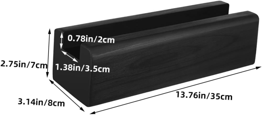 Cabilock Wooden Floor Mirror Stand Sleek Support Pedestal -skid Base for Bathroom Bedroom Decor Elegant Stable Display for Full Mirrors