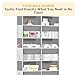 Over The Door Organizer, 5-Tier Extra Large Behind Door Storage with 10 Big Front & 10 Mesh Pockets, 80lb Capacity, Hanging Storage Organizer with Clear Window Kids Toys, Shoes, Diapers, Light Grey
