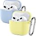 Produktbild AirPods 3. Generation Case Cover mit Schlüsselanhänger für Damen und Herren, Vollständige Schutzhülle aus Silikon kompatibel mit Apple AirPod Gen 3 Hülle, unterstützt kabelloses Laden