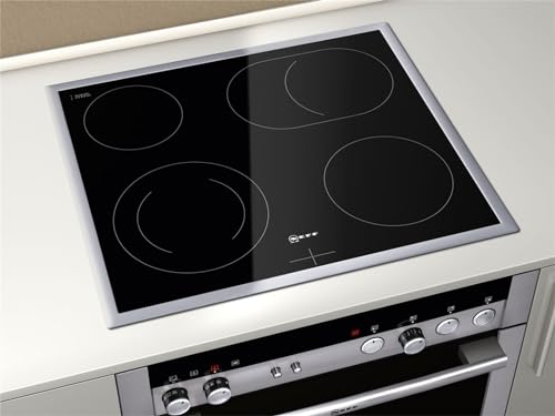 Foto von NEFF XE4P Backofen-Kochfeld-Kombination (Einbau), 4 Heizelemente, 59.4 cm, Klapptür, Bräterzone, Edelstahl, Schwarz