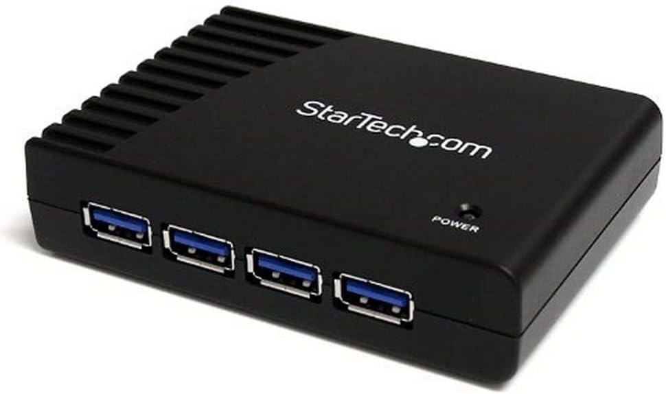 StarTech.com Hub USB 3.0 SuperSpeed ​​a 4 porte Nero (ST4300USB3GB)