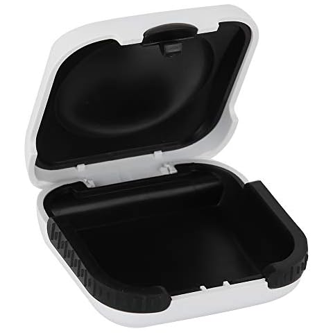 Hörgerät Hardcase, Tragbarer, Kompakter, Stabiler Aufbewahrungsbox-Halter Organizer für Hörgeräte Schutz 2,6 X 2,6 X 1 Zoll Cover