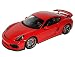 Produktbild GT Spirit Porsche Cayman 981C GT4 Coupe Rot mit Vitrine 2013-2016 1/18 Modell Auto