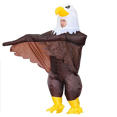 Mxosum inflatable eagle costume for adult air blow up bald eagle halloween costume happy independence day celebration costume 4 Mxosum inflatable eagle costume for adult air blow up bald eagle halloween costume happy independence day celebration costume - image 5