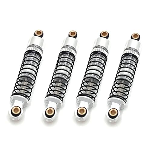 RC���f���L�b�g�̃R���|�[�l���g For FMS For FCX24 1/24 �����I�C���V���b�N�A�u�\�[�o�[�_���p�[�������� RC �N���[���[�Ԃ̃A�b�v�O���[�h���i�X�y�A�A�N�Z�T���[(Silver)