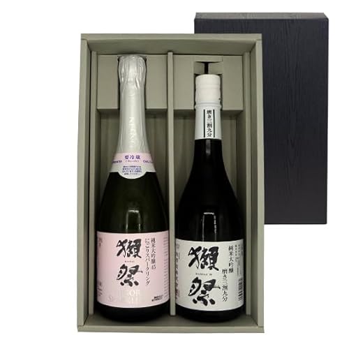 獺祭 あじくらべセット 純米大吟醸 45 にごりスパークリング 720ml & 純米大吟醸39 ギフトボックス入り 山口県 旭酒造 日本酒 クール便