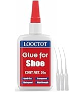 30g Shoe Glue,Boot Glue,Super Instant Glue for Shoe and Sole Repair,Shoe Heel Repair,Bonding Vari...