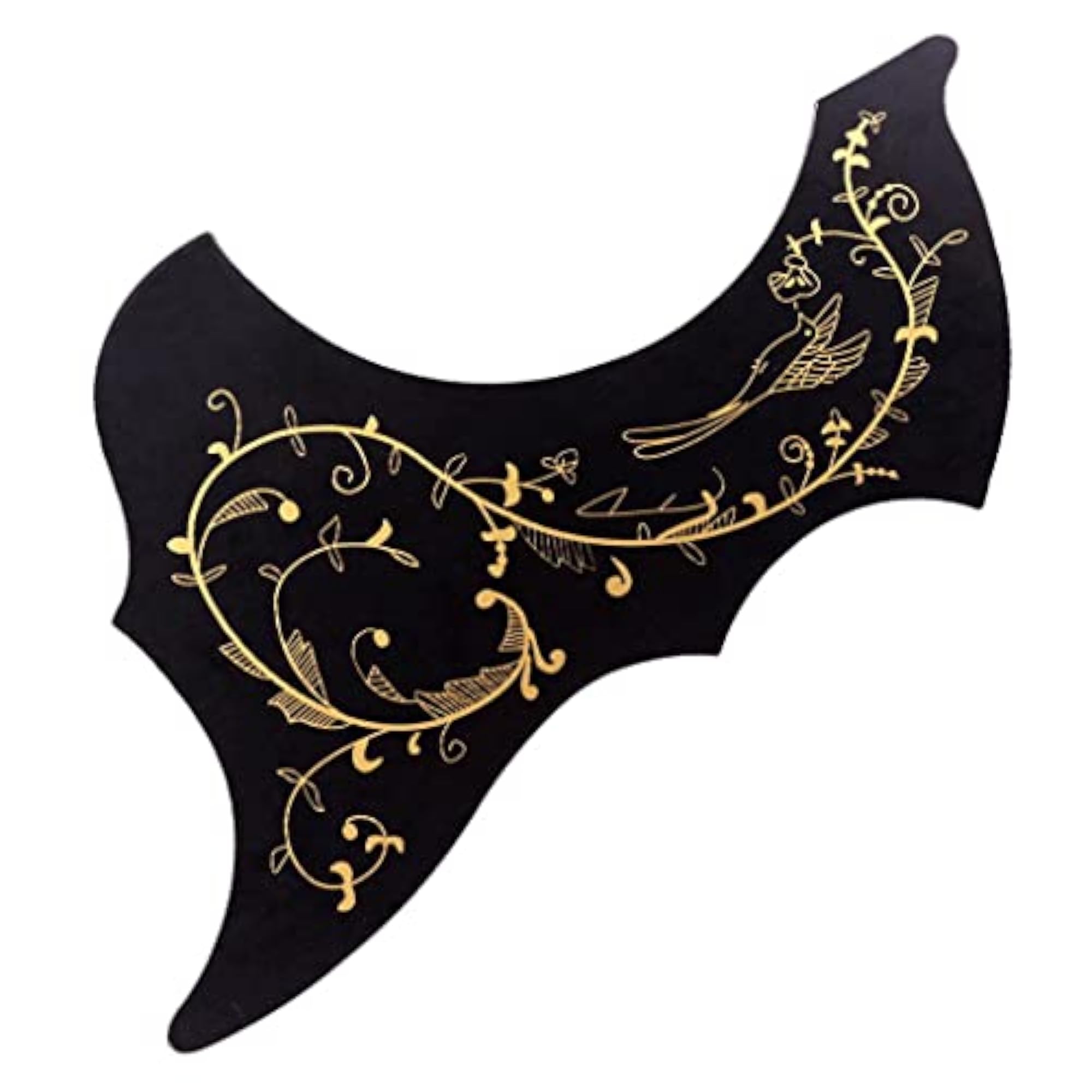 Folk Guitar Pickguard Scratch Plate for Acoustic Guitar, Black