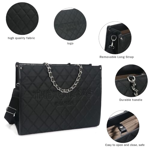 Image of Chinllo Laptop Tote Bag for Women Top Handle Satchel Purse and Handbags Work Compartment with Shoulder Strap