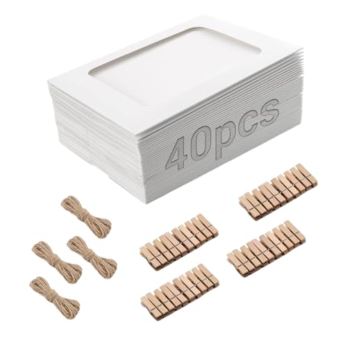Kits para colgar fotografías sin dañar tus recuerdos usando abrazaderas de madera 2