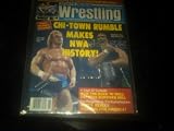 Sports Review Wrestling June 1989 (Chi-Town Rumble Makes NWA History, Lex Luger vs Ricky Steamboat, Rock 'N' Roll Express survived Hell, The Twin Towers will pay for the Megapower Meltdown Hulk Hogan & Macho Man Randy Savage, Elizabeth WWF WWE WCW TNA ECW NWO NWA)