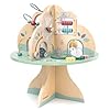 mamabrum Mesa Educativa Árbol Multifuncional para Bebés - Centro Actividades con Clasificador Formas, Ábaco y Bucle Motor - Juguete Desarrollo Sensorial y Manual para Niños Desde 1 Año #4
