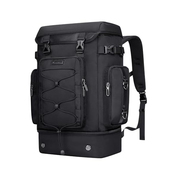 WITZMAN-Travel-Backpack-for-Men-Women-Carry-on-Bags-for-Airline-Approved-Convertible-Duffle-Luggage-Backpack-Shoe-CompartmentB691-Classic-Black WITZMAN Travel Backpack for Men Women Carry on Bags for Airline Approved Convertible Duffle Luggage Backpack Shoe Compartment(B691 Classic Black)